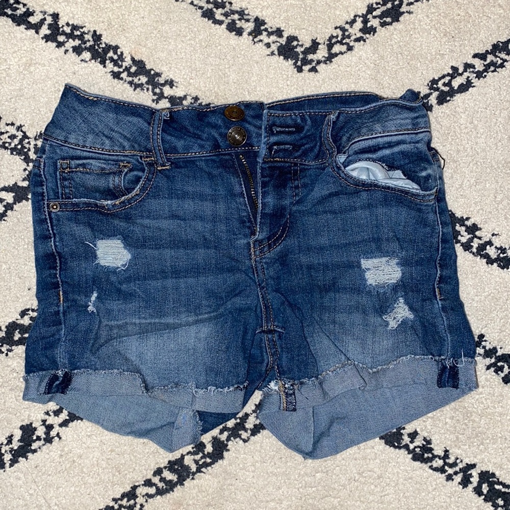 Denim shorts